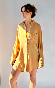 Sand - Slouchy Button Up